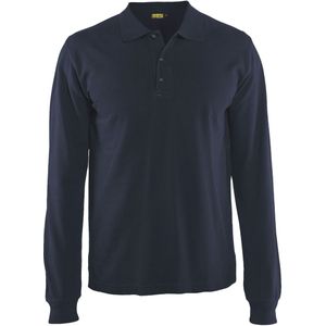 Blåkläder 3388-1050 Poloshirt lange mouw Donker marineblauw