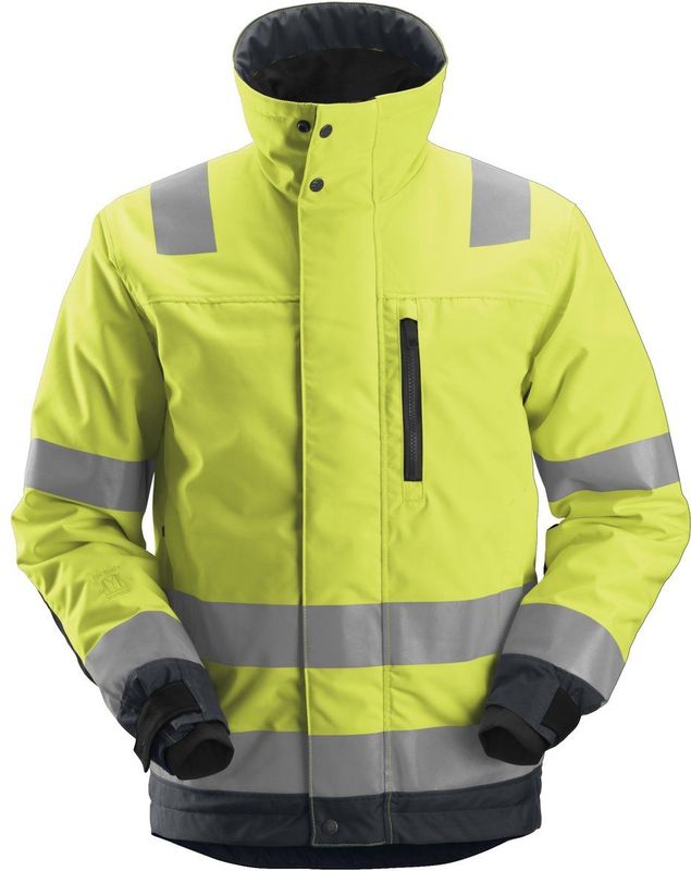 Snickers 1130 AllroundWork High-Vis 37.5® Isolerend Jack Klasse 3 High-Vis Geel/Zwart maat M