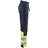 Blåkläder - 7181-1514 - Multinorm Werkbroek - Marine/High Vis Geel