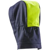 Fristads Flamestat softshell-capuchon 4077 FSS Hi-Vis geel/marineblauw maat XS