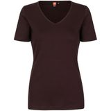 Pro Wear by Id 0506 Interlock T-shirt V-neck women Dark bordeaux