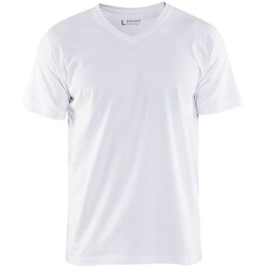Blåkläder 3360-1029 T-Shirt V-hals Wit