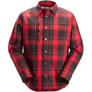 Snickers 8522 Isolerend shirt Chilirood/Zwart maat XS