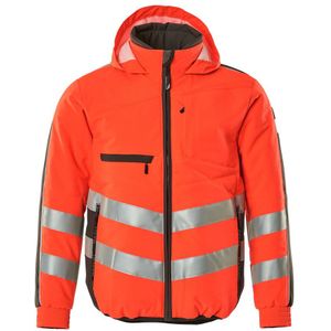 Mascot 15515-249 Jas Hi-Vis Rood/Donkerantraciet maat S