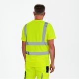 Engel - Safety T-shirt - Hi-vis Yellow - Met Borstzak - EN ISO 20471 Klasse 2