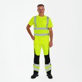 Engel - Safety T-shirt - Hi-vis Yellow - Met Borstzak - EN ISO 20471 Klasse 2