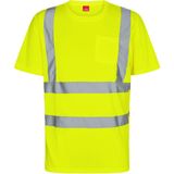 Engel - Safety T-shirt - Hi-vis Yellow - Met Borstzak - EN ISO 20471 Klasse 2