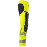 Mascot Accelerate Safe Broek met kniezakken 19279-510 - hi-vis geel/donkermarine