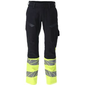 Mascot 21179-284 Broek met kniezakken Donkermarine/Hi-Vis Geel maat 90C46