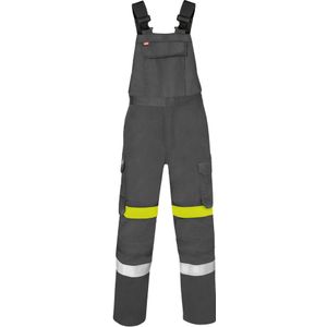 HAVEP 20333 Amerikaanse Overall Force+ Charcoal/Fluo Geel