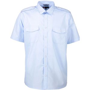 Pro Wear ID 0231 Uniform Shirt Short-Sleeved Light Blue