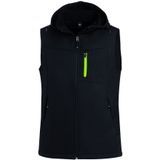 FHB Justus Softshell-Gilet Zwart