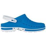 Wock Clog 02 2565-02 Klompen Walksoft Blauw/Wit