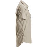 Snickers 8520 Shirt met Korte Mouwen Khaki maat XS