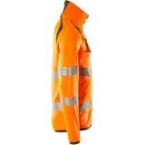 Werkjack - Fluorescerend - Polyester/Elastaan - Met Rits en Reflectie