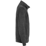 Clique Classic Cardigan Antraciet Melange maat XXL