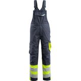 Mascot 15669-860 Amerikaanse overall met kniezakken Donkermarine/Hi-Vis Geel