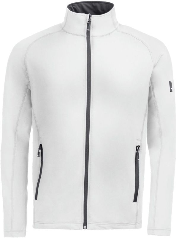 FHB Kuno Fleecejack Powerstretch Wit maat XS