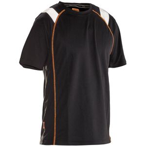 Jobman 5620 Spun-Dye Vision T-Shirt Zwart/Oranje