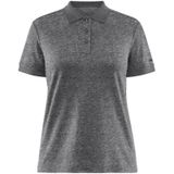 Craft Core Blend Polo Shirt Dames Dark Grey Melange