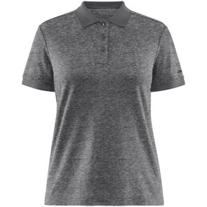 Craft Core Blend Polo Shirt Dames Dark Grey Melange