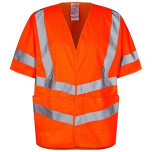 F. Engel 5031 Safety Vest SS EN 20471 Orange