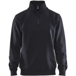 Blåkläder 3365-1048 Sweatshirt Jersey (1/2 Rits) Zwart