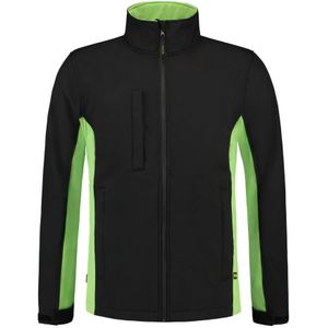 Tricorp 402002 Softshell Zwart-Lime maat XXL