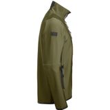 Snickers 8045 FlexiWork Tussenlaag Jack met Rits Khakigroen/Zwart maat XS