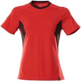 Mascot 18392-959 Dames T-shirt Signaalrood/Zwart