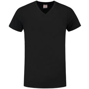 Tricorp 101005 T-Shirt V Hals Slim Fit Zwart maat XS