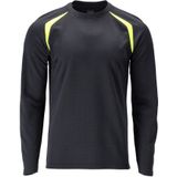 Mascot - 21581-327 T-shirt Lange Mouwen - Donkermarine/Hi-Vis Geel - Modacryl/Katoen/Polyester