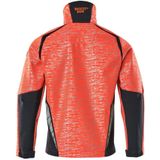 Mascot - Accelerate Safe - Softshell Jas - Hi-Vis Rood/Donkermarine - 100% Polyester