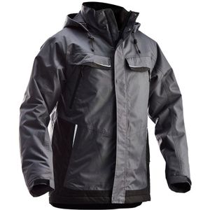 Jobman 1384 Winter Jacket Donkergrijs/Zwart maat XS