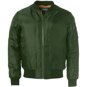 Clique - Bomber - Legergroen - Polyester - Comfortabele Pasvorm