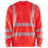 Blåkläder 3562-2538 High vis Sweatshirt High Vis Rood