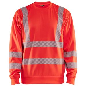 Blåkläder 3562-2538 High vis Sweatshirt High Vis Rood