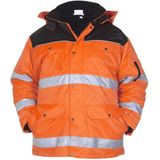 Hydrowear Heerlen Parka Oranje/Zwart maat S