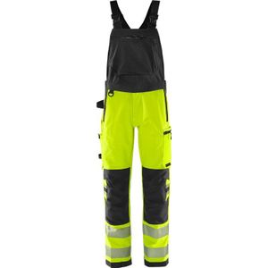 Fristads High vis Green Amerikaanse overall stretch klasse 2 1031 GSTP Hi-Vis Geel/Zwart