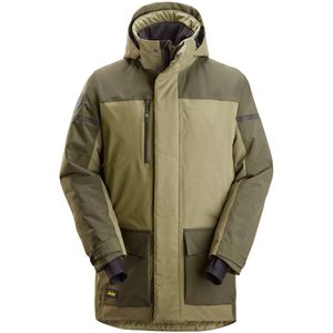 Snickers - 1801 - Waterdichte Geïsoleerde Parka - Khakigroen/Donkerkhakigroen