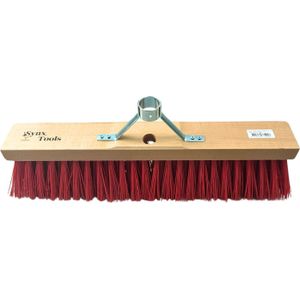 Synx Tools Straatbezem 40 cm - harde bezem - bezem voor buiten - Incl.