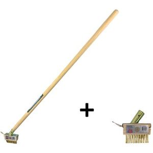 Synx Tools Onkruidborstel met schraper + Extra Borstel met schraper -