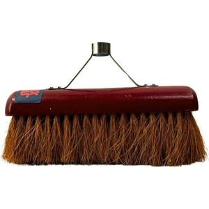 Synx Tools Bezem coco Zaalveger 30cm - Kokos bezem Rode kap - Kamerveg