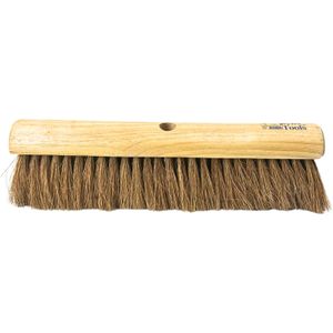 Synx Tools Bezem los 40 cm Zaalveger - Cocosharen - Zachte haren - Zonder Steel - Binnenbezem - koko bezem
