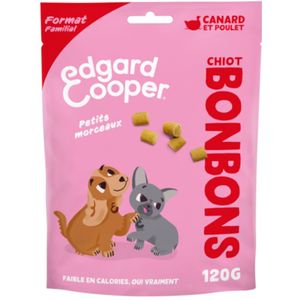 120g Edgard & Cooper Bonbecs Puppy Eend & Kip - Hondensnoepjes