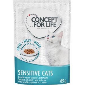 12x85g Sensitive Cats in Gelei Concept for Life Kattenvoer