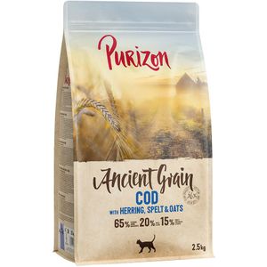 2,5 kg Purizon Adult Ancient Grain Kabeljauw Katten Droogvoer
