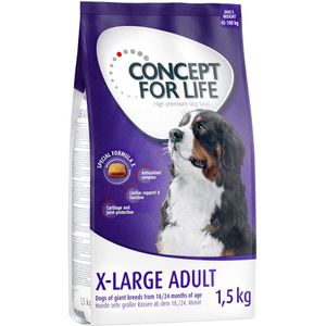 Probeerprijs! 1 kg / 1,5 kg Concept for Life Hondenvoer - 1,5 kg X-Large Adult