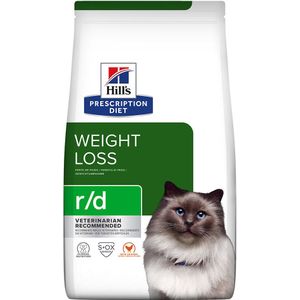 3 kg Feline r/d Weight Reduction met Kip Hill´s Prescription Diet Kattenvoer