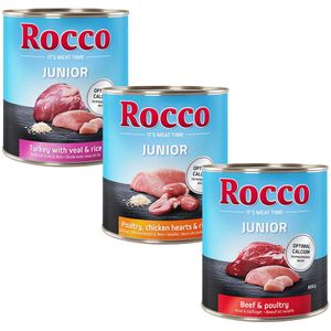Gemengd pakket Rocco Junior 6 x 800 g - 3 verschillende soorten